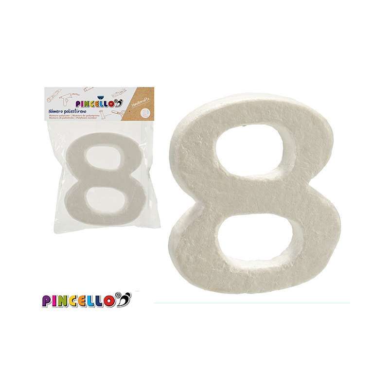 NUMERO 8 POLIESTIRENO                             