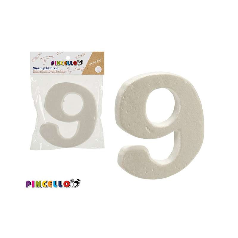 NUMERO 9 POLIESTIRENO                             