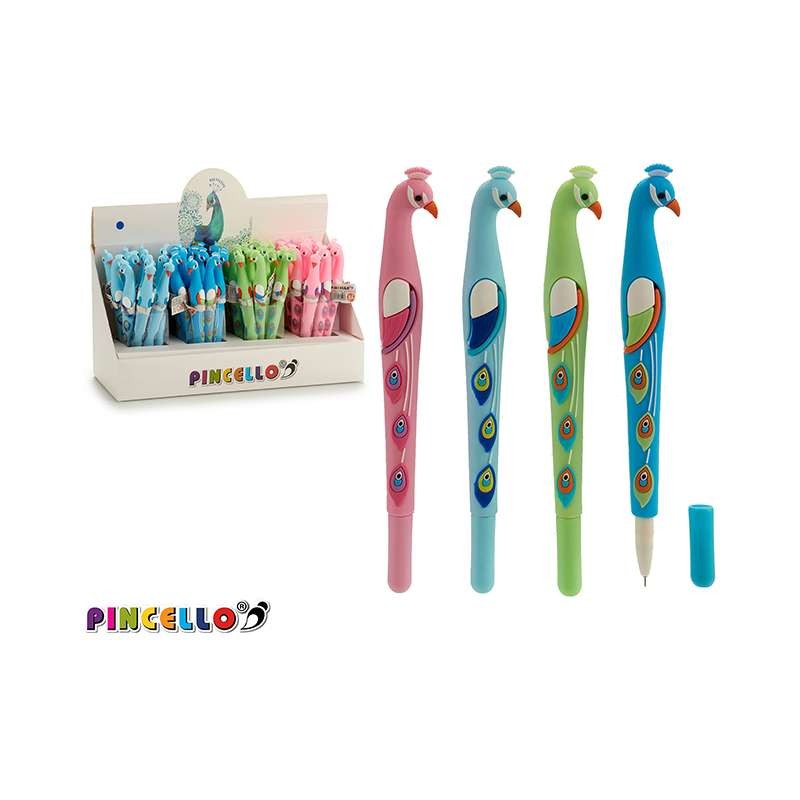 BOLIGRAFO PAVO REAL SURT                          