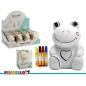 HUCHA RANA PVC CON 4 ROTULADORES