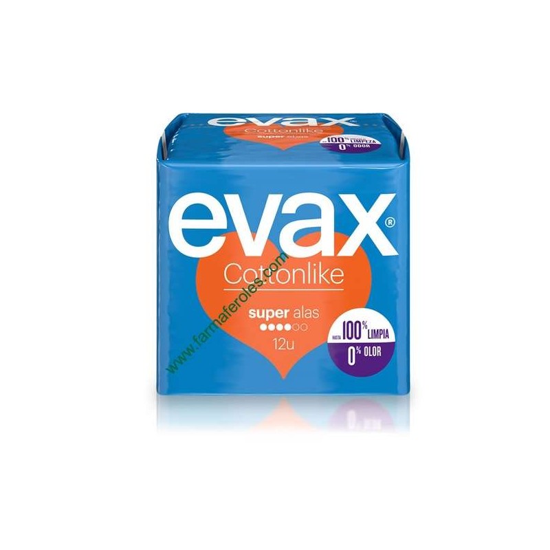 EVAX COTTON LIKE SUPER ALAS X 12 UDS              