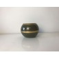 FLORERO CRISTAL MARRON 15*11H CM