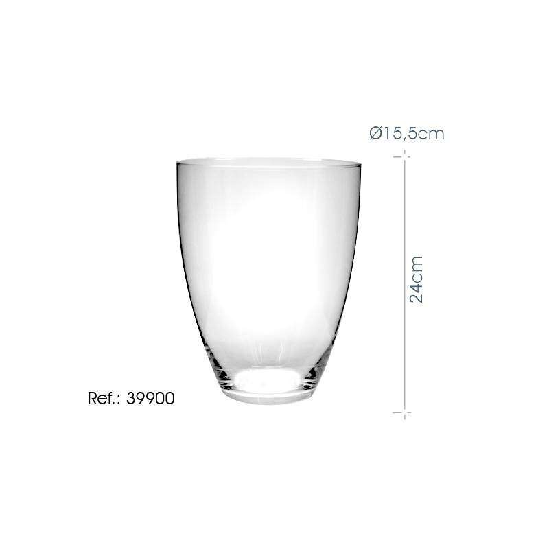 CENTRO DE MESA CRISTAL 24 CMS. ALTO