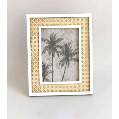 PORTAFOTO MADERA BLANCO 10*15