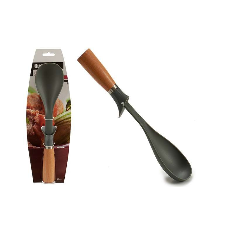 CUCHARA MANGO MADERA                              