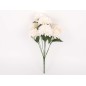 RAMO CRISANTEMO SUPER X8 42 CM CREMA              