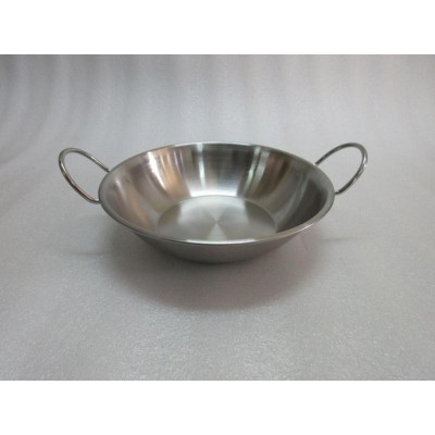 WOK ACERO INOX 24 CM