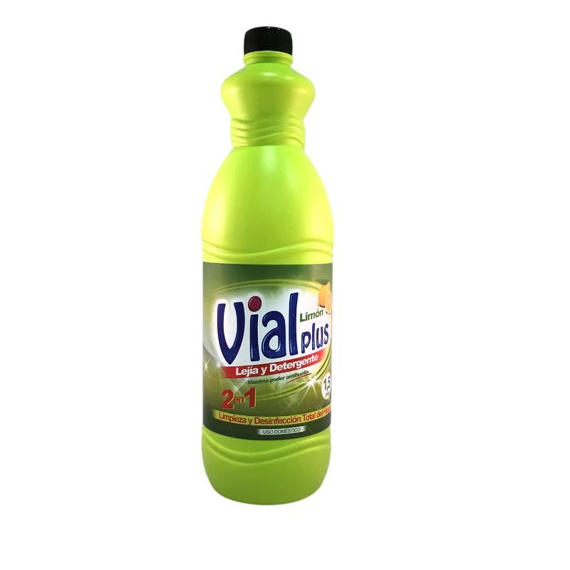 VIALPLUS LEJIA 1.5L CON DETERGENTE LIMON