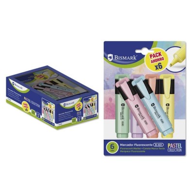 ROTULADOR FLUORESCENTE PASTEL BLISTER 6
