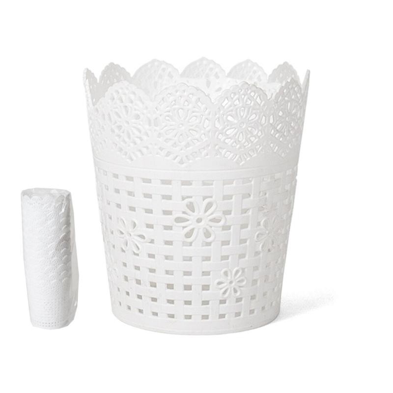 MACETA LUKA BLANCA 16X18 PLASTICO SURT