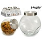BOTE CRISTAL GALLETERO 1.5L TAPA ACERO