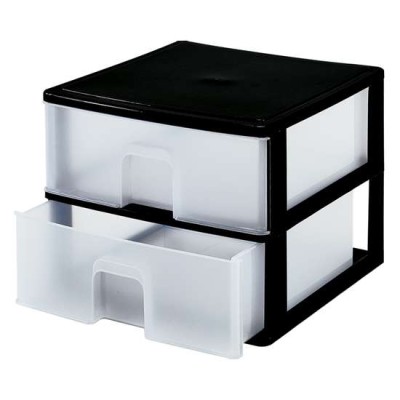 L/2 CAJ. 380X370X322 NEGRO (MOD. 2)               