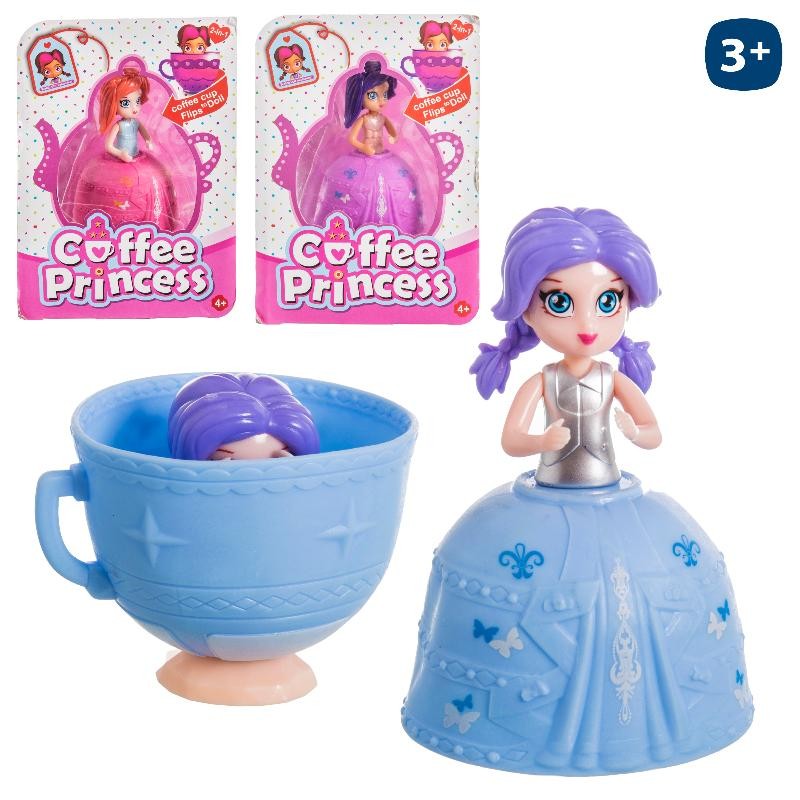 MUÑECA REVERSIBLE COFEE PRINCES 6/C 10 CM