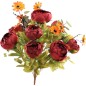 RAMO PEONIAS ROJO