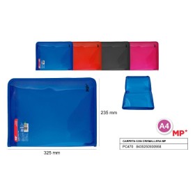 CARPETA CON CREMALLERA A4