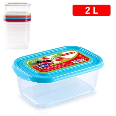 FIAMBRERA BASIC RECTANGULAR 2000 ML.