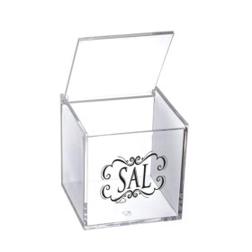 SALERO METACRILATO CUADRADO 10 CMS.