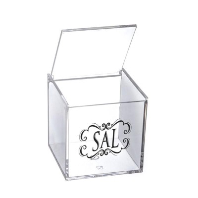 SALERO METACRILATO CUADRADO 10 CMS.