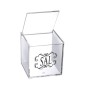 SALERO METACRILATO CUADRADO 10 CMS.