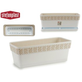 JARDINERA PLASTICO 50 CM ORFEO BLANCA