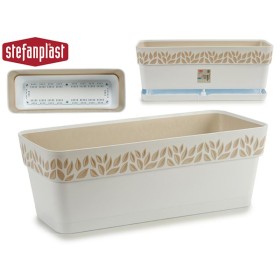 JARDINERA PLASTICO 50 CM CLOE BLANCA