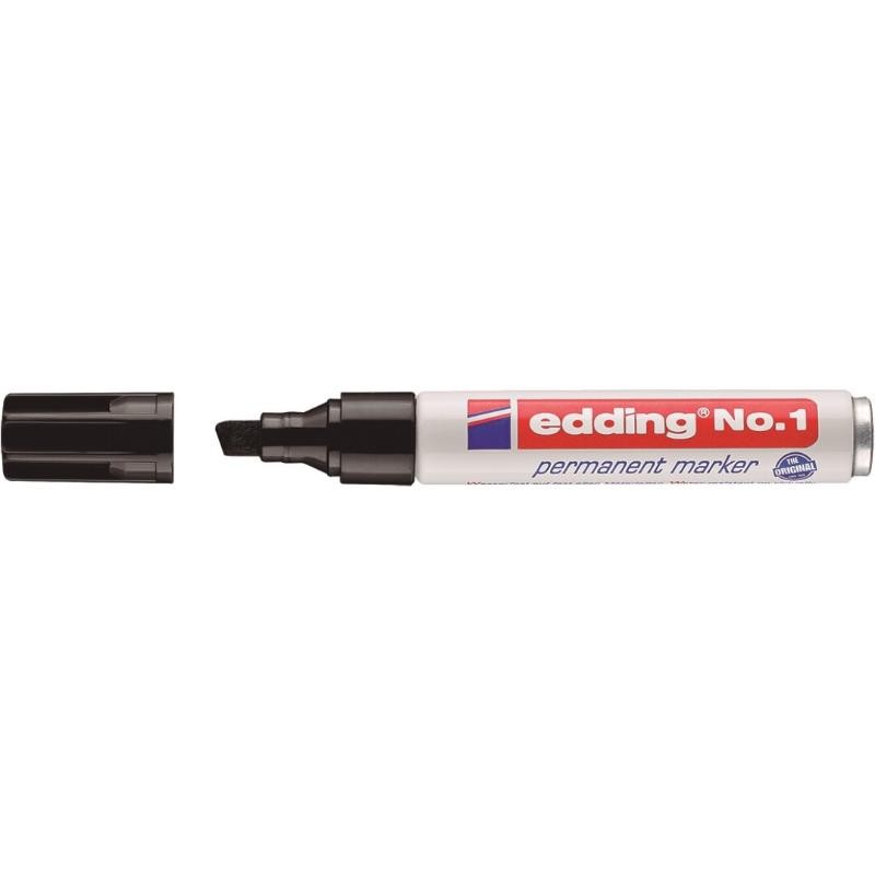 EDDING MARCADOR PERMANENTE NO.1 NEGRO