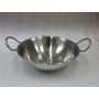 WOK ACERO INOX 22 CM