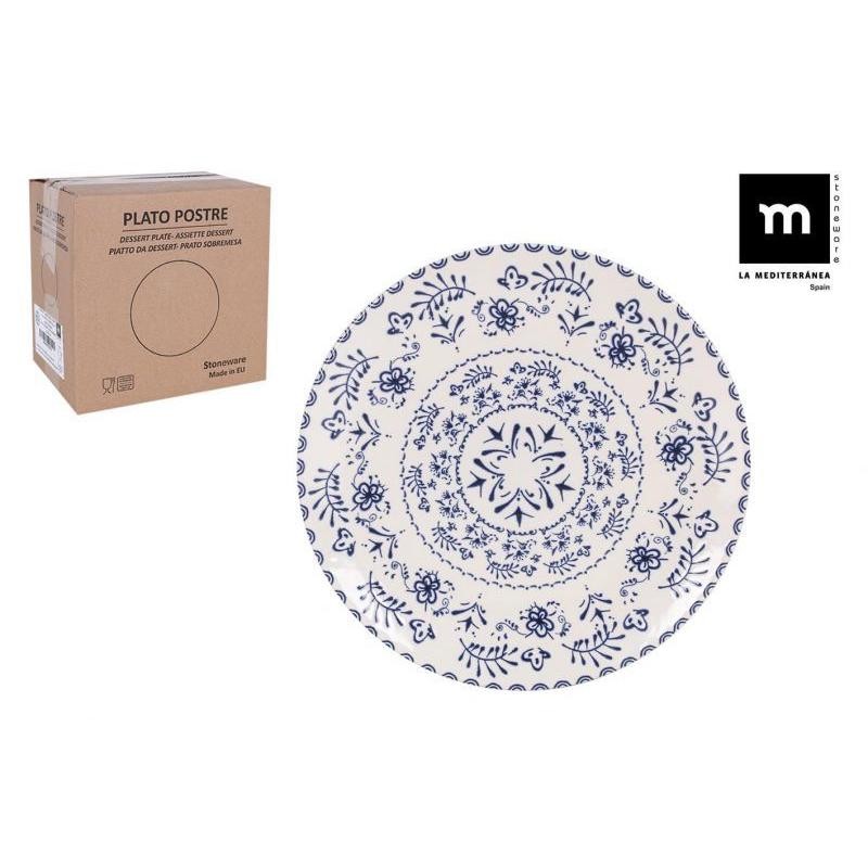 PLATO POSTRE 20CM BLUR MONACO BRILLO