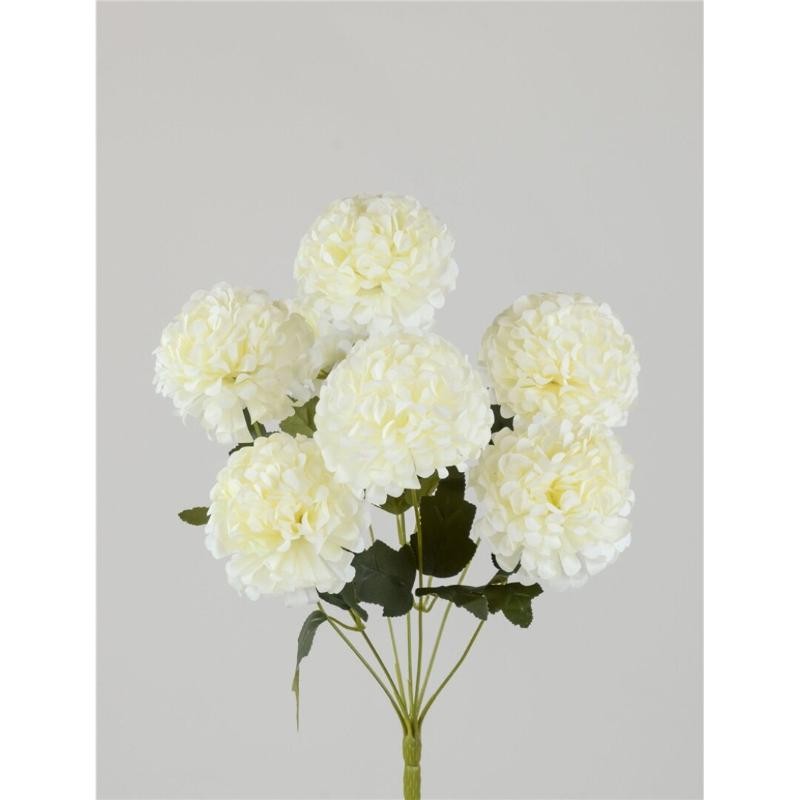 RAMO POMPON X 7 45CM. BLANCO