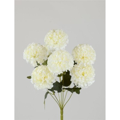 RAMO POMPON X 7 45CM. BLANCO