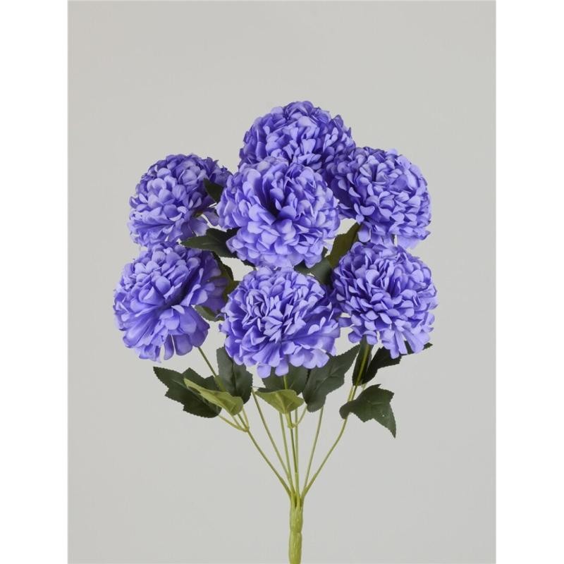 RAMO POMPON X 7 45CM. LILA