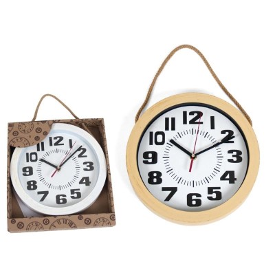 RELOJ DE PARED BHURAN 25 CM 2 SURT
