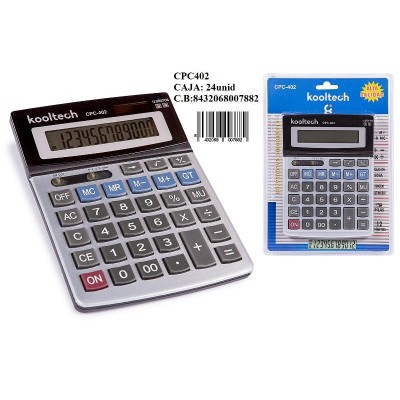 CALCULADORA GRANDE 12 DIGITOS/24