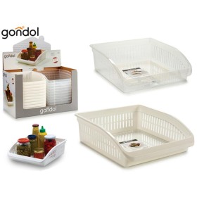 ORGANIZADOR COCINA PLASTICO BLANCO