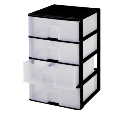 L/4 CAJ. 380X70X626 NEGRO (MOD.4)