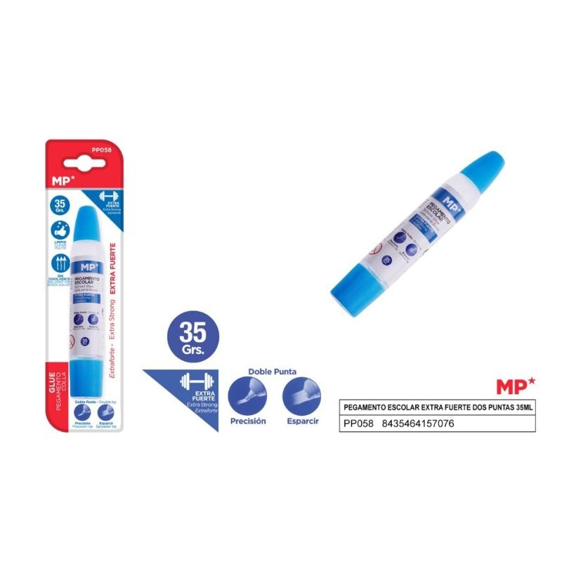 PEGAMENTO ESCOLAR EXTRA FUERTE DOS PUNTAS 35ML