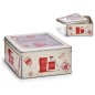 CAJA HOJALATA BOTIQUIN CON VENTANA