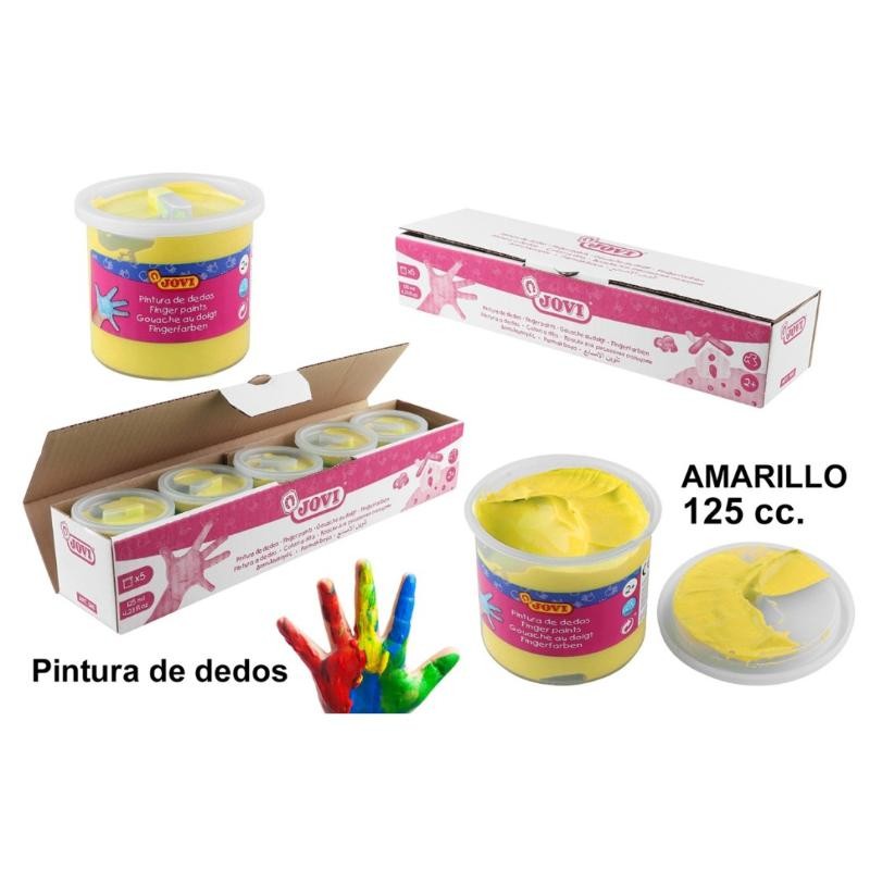 PINTURA DE DEDOS 125 CC AMARILLO JOVI