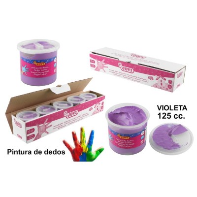PINTURA DE DEDOS 125 CC VIOLETA JOVI
