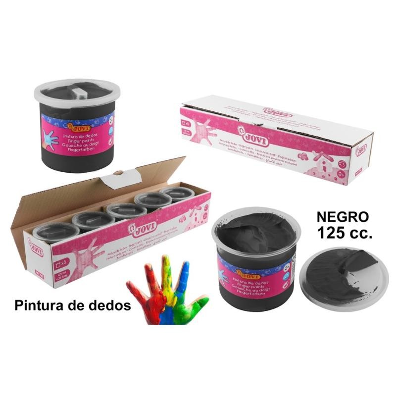 PINTURA DE DEDOS 125 CC NEGRO JOVI