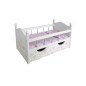 CAMA CON CAJON FIRENZE 52.5X29.5X32 CM.