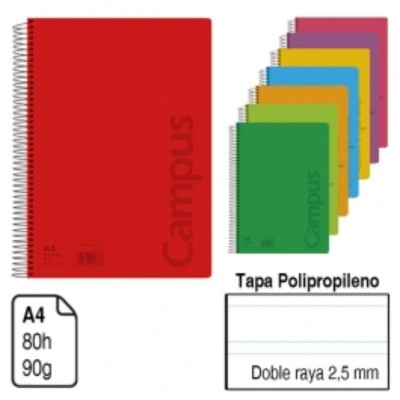 2429 BLOC A4 9.9. 2.5 MM 80H CAMPUS 90 GR