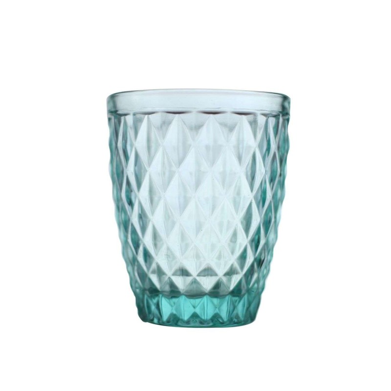 VASO CRISTAL TURQUESA 270 ML                      