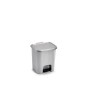 PAPELERA 7.5L CUBRE REF 11978 PLATA