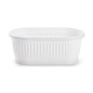 JARDINERA + PLATO 22 CM BLANCO