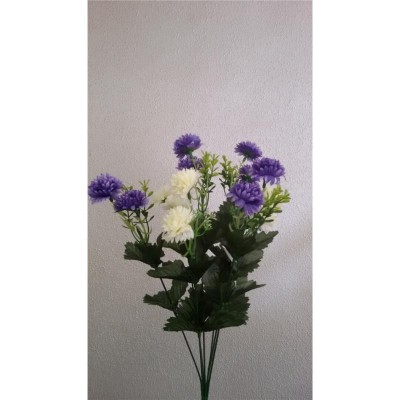 RAMO CRISANTEMO X7 45 CM LILA