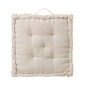 COJIN SUELO LOVING COLOURS CRUDO 45X10X45CM.