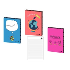 LIBRETA TOP SECRET NEON A5 96 H 70 GR