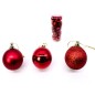 BOLA DE NAVIDAD X 20 ROJO 8CM. SURT.