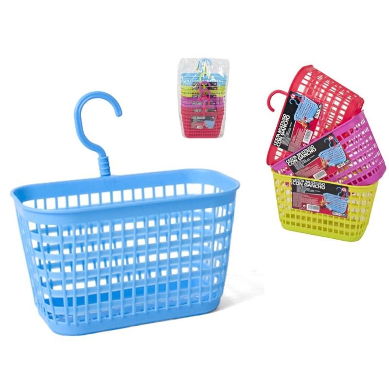 CESTA MULTIUSOS CON GANCHO MP 16010